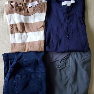 Motherhood Maternity and Ann Taylor Loft bundle